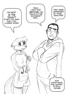 Rating: Safe Score: 0 Tags: anthro biped black_and_white bodily_fluids bottomwear canid canine cheek_tuft chest_tuft chochi clothed clothing dialogue dipstick_ears duo e621 ear_markings ears_back english_text facial_tuft femboy fully_clothed graphite_(artwork) head_tuft human looking_away lovely_pets male mammal markings mike_blade monochrome multicolored_ears pivoted_ears sad shorts simple_background sketch snout speech_bubble tail tears text topless traditional_media_(artwork) tuft white_background User: bunchy7s