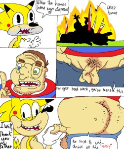 Rating: Explicit Score: 0 Tags: balls blue_eyes butt chris_chan dialogue duo e621 english_text eulipotyphlan fan_character flaccid foreskin fur generation_1_pokemon genitals genocide green_eyes hedgehog heterochromia homophobia human hybrid imminent_fellatio imminent_oral male male/male mammal nightmare_fuel nintendo obese overweight overweight_human overweight_male penis pikachu pokemon pokemon_(species) sega sonic_the_hedgehog_(series) sonichu_(character) sonichu_(series) spazkid text yellow_body yellow_fur User: bunchy7s