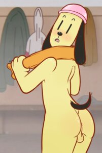 Rating: Explicit Score: 0 Tags: anthro anus backsack balls blush butt canid canine canis cartoon_network clothing domestic_dog e621 genitals hat headgear headwear male mammal nude pkaocko solo surprised tail the_amazing_world_of_gumball the_dog_(tawog) towel towel_around_neck young User: bunchy7s