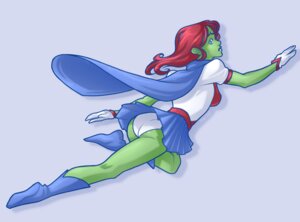 Rating: Questionable Score: 0 Tags: 1girls blue_skirt dc dc_comics esper female female_only flying gloves green-skinned_female green_skin hair martian miss_martian panties red_hair rule34 solo solo_female tab white_panties young_justice User: bunchy7s