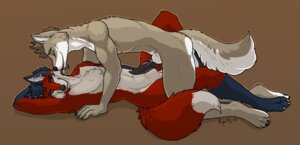 Rating: Explicit Score: 0 Tags: abs animal_genitalia animal_penis anthro balls beard biceps black_nose black_penis blue_body blue_fur brown_background canid canine canine_genitalia canine_penis canis claws duo e621 erection facial_hair fox fur genitals goatee grey_body grey_fur grey_hair hair knot licking lying male male/male mammal muscular nude on_back pecs penis piercing pose red_body red_fur romantic romantic_couple royalty_(artist) sheath simple_background smile tail tongue tongue_out white_body white_fur wolf yellow_eyes User: bunchy7s