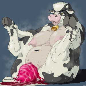 Rating: Explicit Score: 0 Tags: 1:1 anthro bell big_breasts biped blood bodily_fluids bovid bovine breasts cattle clothing cum dairy_cattle e621 female genital_fluids genitals gore holstein_friesian_cattle hyper_prolapse ineffective_clothing low_res mammal neko_no_hito nipples prolapse simple_background sitting solo vaginal_prolapse vulva yellow_eyes User: bunchy7s