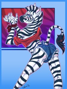 Rating: Questionable Score: 0 Tags: 3:4 anthro auradeva bdsm bent_over blue_eyes blush bondage bottomwear bound bulge butt clothed clothing denim denim_clothing e621 equid equine femboy fur furgonomic_bottomwear furgonomics huru male mammal mohawk shorts solo stripes submissive submissive_male tail tail_button_bottoms tail_clothing tail_tuft tuft zebra User: bunchy7s