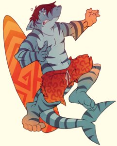 Rating: Safe Score: 0 Tags: anthro aquatic clothing dorsal_fin e621 fin fish hi_res kuma male requiem_shark shark solo stripes surfboard swimwear tail teeth tiger_shark transformation vehicle watercraft User: bunchy7s Rating: Safe Score: 0 Tags: anthro aquatic clothing dorsal_fin e621 fin fish hi_res kuma male requiem_shark shark solo stripes surfboard swimwear tail teeth tiger_shark transformation vehicle watercraft User: bunchy7s