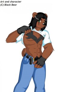 Rating: Questionable Score: 0 Tags: abs anthro bear belt biped black_hair black_nose blackbear bottomwear brown_bear brown_body brown_fur chest_tuft clothed clothing clothing_lift denim denim_bottomwear denim_clothing e621 english_text fingerless_gloves front_view fur gloves green_eyes grizzly_bear hair handwear hi_res jeans looking_at_viewer male mammal muscular muscular_anthro muscular_male pants pecs pose pubes shirt shirt_lift simple_background solo standing tattoo text topwear tuft ursine white_background User: bunchy7s Rating: Questionable Score: 0 Tags: abs anthro bear belt biped black_hair black_nose blackbear bottomwear brown_bear brown_body brown_fur chest_tuft clothed clothing clothing_lift denim denim_bottomwear denim_clothing e621 english_text fingerless_gloves front_view fur gloves green_eyes grizzly_bear hair handwear hi_res jeans looking_at_viewer male mammal muscular muscular_anthro muscular_male pants pecs pose pubes shirt shirt_lift simple_background solo standing tattoo text topwear tuft ursine white_background User: bunchy7s