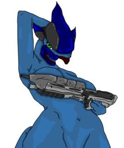 Rating: Questionable Score: 0 Tags: alien assault_rifle breasts e621 female gun halo_(series) holding_gun holding_object holding_ranged_weapon holding_weapon low_res methados microsoft ranged_weapon rifle sangheili solo split_jaw weapon xbox_game_studios User: bunchy7s