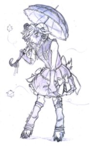 Rating: Safe Score: 0 Tags: anthro bovid caprine clothed clothing dandelion_(sheep) domestic_sheep dress e621 female fingerless_gloves flat_chested garter_straps gloves handwear hooves legwear mammal mirotic scottish_blackface sheep solo stockings umbrella User: bunchy7s