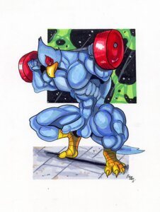 Rating: Explicit Score: 0 Tags: 2010 abs anthro avian balls beak biceps bird black_body black_fur black_nose blue_body blue_feathers e621 erection falco_lombardi feathers foreskin fur genitals humanoid_genitalia humanoid_penis male muscular muscular_anthro muscular_male navel nintendo nipples nude partially_retracted_foreskin pecs penis signature solo spread_legs spreading star_fox tight_foreskin traditional_media_(artwork) wolfgangcake User: bunchy7s