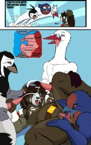 Rating: Explicit Score: 0 Tags: angry_birds anthro anya_(droll3) avian beak bear big_breasts bird bodily_fluids breasts clitoris clothing commander cum cum_on_breasts cum_on_face cumshot cunnilingus double_handjob droll3 e621 ejaculation english_text erection estonia eyewear feathers female finland foursome gabriels_(droll3) gangbang genital_fluids genitals glasses group group_sex handjob hi_res hirundinid humor interspecies jacket karolina_(droll3) latvia lithuania male male/female mammal motacillid nipples one_eye_closed oral orgasm oscine parody passerine paulius_(droll3) penile penis profanity rovio_entertainment sega sex spread_legs spreading stork swallow_(bird) sweat sweatdrop text tongue tongue_out topwear vaginal vulva wagtail white_stork white_wagtail world_war world_war_2 User: bunchy7s