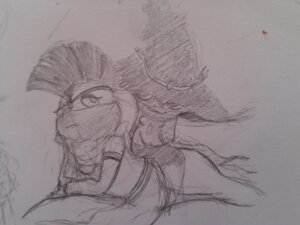 Rating: Questionable Score: 0 Tags: 4:3 anthro arm_support clothing duo e621 female generation_5_pokemon ghost graphite_(artwork) greyscale harem harem_outfit hat headgear headwear leaning_on_elbow mohawk monochrome nintendo pokemon pokemon_(species) scrafty solo_focus spirit traditional_media_(artwork) veil vono User: bunchy7s