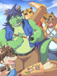 Rating: Safe Score: 0 Tags: 3:4 anthro asian_mythology ayame42612 biceps canid canine canis clothed clothing dragon e621 east_asian_mythology eastern_dragon eyebrows felid fur green_body green_skin group kemono kounosuke_kuri looking_at_viewer male mammal markings monokuro426 morenatsu muscular muscular_male mythological_creature mythological_scalie mythology open_clothing open_mouth open_shirt open_topwear overweight pantherine pecs raccoon_dog scalie shirt shun_kodori simple_background tail tanuki tatsuki_midoriya thick_eyebrows tiger topwear torahiko_ooshima unavailable_at_source wolf User: bunchy7s