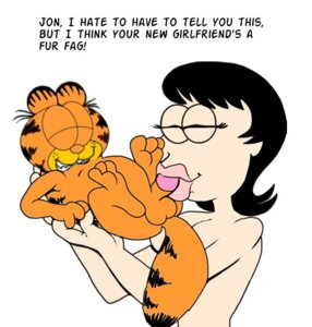 Rating: Explicit Score: 0 Tags: 1boy 1girls closed_eyes duo english_text erection feline fellatio female garfield_(series) garfield_the_cat larger_female liz_wilson male rule34 sex size_difference smaller_male smile straight text white_background zoophilia User: bunchy7s