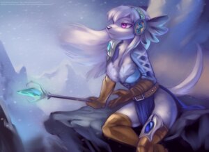 Rating: Safe Score: 0 Tags: anthro breasts canid canine cleavage clothed clothing e621 female fur hair hi_res long_hair mammal melee_weapon polearm purple_eyes roksanadiamond skimpy solo spear staff weapon white_body white_fur white_hair User: bunchy7s
