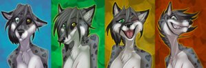 Rating: Safe Score: 0 Tags: 2010 anthro arcana_(arcanasigal) breasts canid canine canis cleavage clothed clothing domestic_dog e621 expressions felid female flirting heterochromia hybrid kyma mammal one_eye_closed pantherine scar snow_leopard solo wink User: bunchy7s