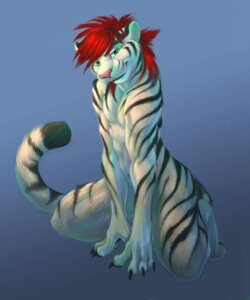 Rating: Questionable Score: 0 Tags: acey_winters acwtiger athletic chibi-marrow e621 felid green_eyes hair looking_at_viewer male mammal muscular muscular_male pantherine red_hair sitting slim solo stripes tail tiger User: bunchy7s
