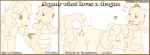 Rating: Questionable Score: 0 Tags: 2013 accessory bow_(feature) bow_accessory bow_ribbon cutie_mark dragon duo e621 equid equine female feral furgonomics hasbro heart_symbol horse kissing lickety_split male mammal mlp_g1 my_little_pony my_little_pony_'n_friends mythological_creature mythological_scalie mythology open_mouth pony pre-g4 reptile ribbons scalie spike_(g1) tail tail_accessory tail_bow tail_ribbon white_demon_(artist) User: bunchy7s