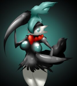 Rating: Questionable Score: 0 Tags: 2013 alternate_species breasts crossgender darkrai digital_media_(artwork) e621 elpatrixf fakemon female fusion gallade generation_4_pokemon green_nipples hi_res humanoid hybrid legendary_pokemon mtf_crossgender nintendo nipples not_furry pokemon pokemon_(species) pokemon_fusion simple_background solo User: bunchy7s