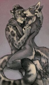 Rating: Questionable Score: 0 Tags: 2009 4_toes 5_fingers anthro barefoot beard black_hair blush butt canid canine canis claws digitigrade duo e621 eyes_closed facial_hair feet felid fingers fur gradient_background grey_body grey_fur hair hindpaw hug hybrid leopard leopard_spots male male/male mammal nude open_mouth pantherine paws romantic romantic_couple rotor_(character) short_hair simple_background snow_leopard spots ssirrus tail toes unavailable_at_source wolf User: bunchy7s