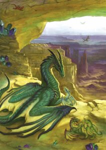 Rating: Safe Score: 0 Tags: ambiguous_gender cliff detailed detailed_background dragon e621 eye_contact fantasy feral flying good_parenting green_theme group hi_res horn kemokemono lizard looking_at_another lying membrane_(anatomy) membranous_wings mother_(lore) mythological_creature mythological_scalie mythology parent_(lore) playing realistic reptile scalie scenic_view tail wings young young_feral User: bunchy7s
