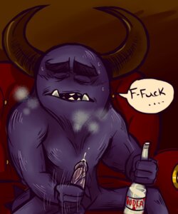 Rating: Explicit Score: 0 Tags: 5:6 alcohol beverage bodily_fluids bottle container cum cumshot disney e621 ejaculation erection eyes_closed fur genital_fluids genitals hi_res holding_bottle holding_container holding_object horn johnny_worthington male monster monsters_inc monsters_university nude orgasm penis pixar purple_body purple_fur solo thugbug-oncampus tusks vodka User: bunchy7s