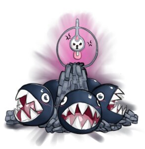 Rating: Safe Score: 0 Tags: ambiguous_gender angry animate_inanimate blush chain chain_chomp crossover e621 generation_6_pokemon group klefki mario_bros nintendo pokemon pokemon_(species) slugbox User: bunchy7s