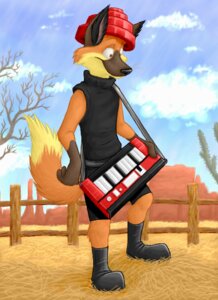 Rating: Safe Score: 0 Tags: anthro armor boots cactus canid canine clothing cloud corvis devo_(band) dipstick_tail e621 energy_dome fence footwear fox fur hat headgear headwear helmet keyboard looking_down male mammal markings musical_instrument outside plant red_body red_fur shoes sky sleeveless_shirt solo tail tail_markings tree yellow_body yellow_fur User: bunchy7s Rating: Safe Score: 0 Tags: anthro armor boots cactus canid canine clothing cloud corvis devo_(band) dipstick_tail e621 energy_dome fence footwear fox fur hat headgear headwear helmet keyboard looking_down male mammal markings musical_instrument outside plant red_body red_fur shoes sky sleeveless_shirt solo tail tail_markings tree yellow_body yellow_fur User: bunchy7s