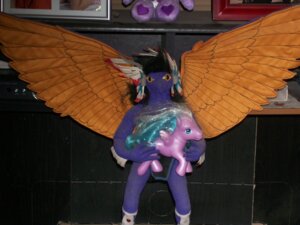 Rating: Safe Score: 0 Tags: 4:3 avian duo e621 equid equine feathered_wings feathers female feral grandfathered_content gryphon hasbro hi_res horse mammal mlp_g3 morning_monarch_(mlp) my_little_pony my_little_pony_(2003) mythological_avian mythological_creature mythology plushie pony pre-g4 real unknown_artist wings User: bunchy7s