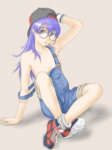 Rating: Questionable Score: 0 Tags: 1girls android arale_norimaki dr._slump eau female flat_chest glasses hat long_hair naked_overalls no_nipples overalls purple_hair rule34 strap_slip User: bunchy7s