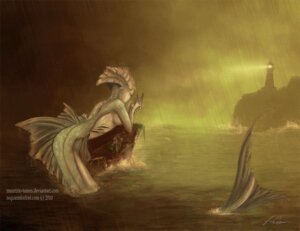Rating: Questionable Score: 0 Tags: aquatic breasts cliff e621 female fin fish gem gills humanoid jewelry kelp kitsunia lighthouse membrane_(anatomy) merfolk necklace outside pearl_(gem) raining rock sea side_boob solo split_form text url water wave webbed_hands User: bunchy7s