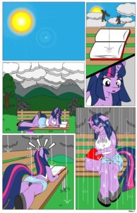 Rating: Questionable Score: 0 Tags: anthro anthrofied arms_bent bar_emanata bench bent_legs book bottomwear breasts camel_toe cleavage clothed clothing cloud comic cutie_mark dekomaru e621 emanata equid equine extended_legs eyes_closed female footwear friendship_is_magic fur grass hair hasbro hi_res hill horn knock-kneed legs_over_edge legs_together looking_down looking_up lying mammal mountain multicolored_hair my_little_pony mythological_creature mythological_equine mythology navel on_bench on_front on_side one_calf_up open_mouth outside over_edge panties park pegasus plant purple_body purple_eyes purple_fur purple_hair purse raindrop raining raised_calf shirt shoes sitting skirt sky storm sun tank_top teeth topwear tree twilight_sparkle_(mlp) two_tone_hair underwear unicorn upskirt wet wet_body wet_clothing wet_fur wet_hair wet_shirt wet_topwear wings User: bunchy7s