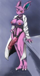 Rating: Explicit Score: 0 Tags: 2_toes 3_fingers anthro anthrofied balls barefoot big_breasts big_ears biped bodily_fluids breasts buckteeth claws clothed clothing coat cum cum_on_ground cum_on_penis cum_string e621 erection feet fingers furniture generation_1_pokemon genital_fluids genitals grey_background gynomorph hand_on_hip happy horn inside intersex looking_at_viewer nidoran nidoran♂ nintendo nipples partially_clothed penis pink_nose pink_penis pokemon pokemon_(species) pokemorph red_eyes s-nina simple_background smile solo standing table teeth toe_claws toes topwear vein User: bunchy7s