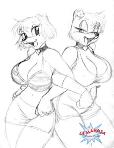 Rating: Questionable Score: 0 Tags: anthro black_and_white canid canine canis chochi clothed clothing collar domestic_dog duo e621 female lovely_pets mammal monochrome sketch skimpy traditional_media_(artwork) User: bunchy7s