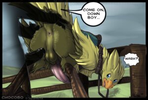 Rating: Explicit Score: 0 Tags: 2010 2boys anus ass balls bent_over bird chocobo color english_text final_fantasy furry gay human imminent_rape interspecies looking_back male male/male male_only multiple_males narse outside penis rule34 testicles yaoi zoophilia User: bunchy7s