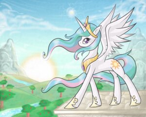 Rating: Safe Score: 0 Tags: 5:4 apple cloud crown cutie_mark detailed_background e621 equid equine exxiry feathered_wings feathers female feral food friendship_is_magic fruit hasbro headgear hi_res horn mammal mountain my_little_pony mythological_creature mythological_equine mythology outside plant princess_celestia_(mlp) quadruped sky solo sun tail toony tree white_body white_feathers winged_unicorn wings wood User: bunchy7s