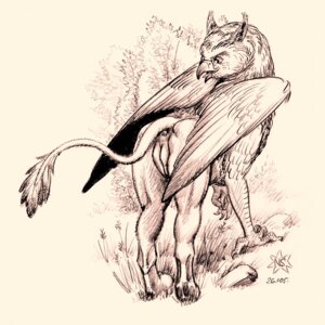 Rating: Explicit Score: 0 Tags: 1:1 anus avian beak clapantgrifon e621 feathered_wings feathers female feral genitals gryphon monochrome mythological_avian mythological_creature mythology solo tail teats vulva wings User: bunchy7s