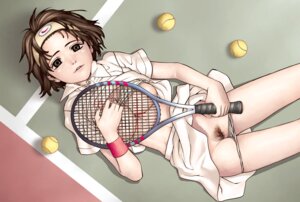 Rating: Explicit Score: 0 Tags: 1girls breasts brown_eyes brown_hair female headband hidiri_rei highres hijiri_rei lying original panties panty_pull pubic_hair pussy racket rule34 shirt_lift short_hair skirt skirt_lift solo tennis tennis_racket underwear User: bunchy7s