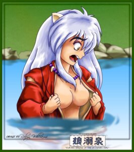 Rating: Questionable Score: 0 Tags: animal_ears breasts clothes color female female_inuyasha female_only inuyasha inuyasha_(character) necklace no_nipples open_clothes partially_submerged robyn_williams rule34 rule_63 solo white_hair User: bunchy7s