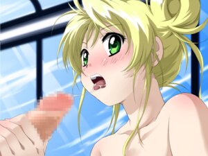 Rating: Explicit Score: 0 Tags: blonde_hair blush breasts bust fellatio female green_eyes handjob male open_mouth oral penis rule34 saipaco saliva saliva_trail simoun tongue topless User: bunchy7s