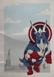 Rating: Safe Score: 0 Tags: ambiguous_gender belt blue_eyes border captain_america ceratopsian ceratopsid chasmosaurine cloud cosplay d.r3sto dinosaur e621 feral horn looking_at_viewer marginocephalian marvel ornithischian prehistoric_species reptile scalie shield simple_background solo triceratops User: bunchy7s