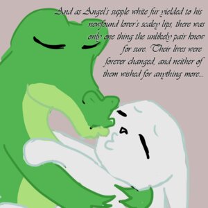 Rating: Safe Score: 0 Tags: alligator alligatorid angel_(mlp) crocodilian duo e621 english_text fanfiction feral friendship_is_magic fur gummy_(mlp) hasbro interspecies kissing lagomorph leporid lips male male/male mammal my_little_pony rabbit reptile romantic romantic_couple scalie text unknown_artist User: bunchy7s Rating: Safe Score: 0 Tags: alligator alligatorid angel_(mlp) crocodilian duo e621 english_text fanfiction feral friendship_is_magic fur gummy_(mlp) hasbro interspecies kissing lagomorph leporid lips male male/male mammal my_little_pony rabbit reptile romantic romantic_couple scalie text unknown_artist User: bunchy7s