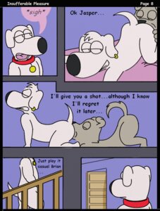 Rating: Explicit Score: 0 Tags: anal anthro ass_up bed black_nose brian_griffin canid canine canis collar comic cousins_(lore) dialogue domestic_dog e621 english_text family_guy fur furniture grey_body grey_fur jasper_(family_guy) male male/male male_penetrated male_penetrating male_penetrating_male mammal multiple_scenes new_brian nude oral penetration rimming rotten_robbie sex sigh tail text white_body white_fur User: bunchy7s
