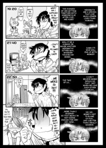 Rating: Safe Score: 0 Tags: 2_tails anthro bangs biped black_border black_eyebrows black_hair black_text border bottomwear clothed clothing comic dark_hair denim denim_clothing detailed_background dialogue domestic_cat e621 english_text eye_through_hair eyebrow_through_hair eyebrows eyes_closed felid feline felis female greyscale group hair human kemonono kneeling looking_forward male mammal mental_breakdown momo_(nekowife) monochrome mother_(lore) multi_tail nekowife off_shoulder parent_(lore) pattern_clothing pattern_shirt pattern_topwear semi-anthro shirt short_hair shorts speech_bubble striped_clothing striped_shirt striped_topwear stripes t-shirt tail tank_top text toony topwear translucent translucent_hair tube_top underwear watching_television white_text wife User: bunchy7s