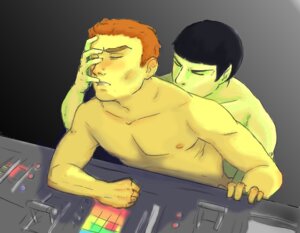 Rating: Explicit Score: 0 Tags: james_t._kirk male rule34 spock star_trek star_trek_(2009) tagme vulcan_(species) yaoi User: bunchy7s
