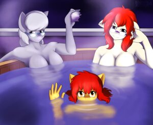 Rating: Questionable Score: 0 Tags: 2013 amber_eyes anthro anthrofied apple_bloom_(mlp) beverage big_breasts breasts casual_nudity e621 earth_pony equid equine eyewear eyewear_only female friendship_is_magic glass glasses glasses_only group hair hasbro hi_res holding_glass holding_object horse hot_tub looking_at_viewer mammal marik_azemus34 my_little_pony nude partially_submerged partially_submerged_breasts pony purple_eyes red_hair silver_spoon_(mlp) sitting steam twist_(mlp) water wearing_glasses wet wet_hair User: bunchy7s