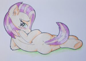 Rating: Questionable Score: 0 Tags: babs_seed_(mlp) blush butt e621 earth_pony equid equine female feral friendship_is_magic fur green_eyes hair hasbro hi_res horse loli looking_back mammal my_little_pony orange_body orange_fur pony purple_hair rear_view seductive solo traditional_media_(artwork) warumono1989 young young_female young_feral User: bunchy7s