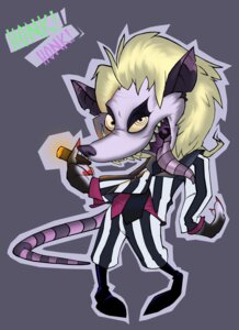 Rating: Safe Score: 0 Tags: absurd_res accessory albinoart alternate_species american_opossum anthro beetlejuice boots cigar clothing costume e621 footwear furrification hi_res looking_at_viewer male mammal marsupial necktie shoes smoking solo tail virginia_opossum User: bunchy7s