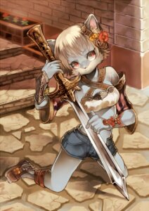 Rating: Safe Score: 0 Tags: anthro armor biped bottomwear breasts canid canine clothing detailed detailed_background e621 female flower fox holding_melee_weapon holding_object holding_sword holding_weapon kneeling looking_at_viewer mammal melee_weapon nishiwa plant shorts solo sword toony weapon User: bunchy7s