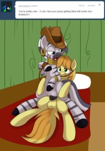 Rating: Explicit Score: 0 Tags: balls big_penis braeburn_(mlp) clothing cutie_mark digital_media_(artwork) duo e621 ear_piercing earth_pony equid equine erection female female_penetrated feral feral_on_feral friendship_is_magic genitals hasbro hat headgear headwear hi_res horse kloudmutt male male/female male_penetrating male_penetrating_female mammal mostly_nude my_little_pony nude penetration penile penile_penetration penis penis_in_vagina piercing pony sex stripes tail vaginal vaginal_penetration zebra zecora_(mlp) User: bunchy7s