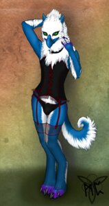 Rating: Questionable Score: 0 Tags: 4_toes 5_fingers accessory anthro arm_tuft avian beak black_claws black_clothing black_collar black_corset black_panties black_underwear blue_body blue_fur bulge claws clothed clothing collar corset countershade_fur countershade_legs countershade_tail countershade_torso countershading crossdressing curled_tail digitigrade e621 feathers feet femboy finger_claws fingers frilly frilly_clothing frilly_corset frilly_lingerie frilly_topwear fur garter garter_straps green_eyes gryphon hand_behind_head hand_on_neck hand_on_own_neck hi_res leg_garter legs_together legwear lingerie looking_at_viewer male mjoellnir multicolored_body multicolored_fur mythological_avian mythological_creature mythology panties purple_fingers purple_toes solo standing stockings tail toe_claws toeless_legwear toeless_stockings toes topwear translucent translucent_clothing translucent_frill translucent_legwear translucent_stockings tuft two_tone_body two_tone_fur underwear white_body white_countershading white_feathers white_fur white_head white_tuft wolfgryph User: bunchy7s