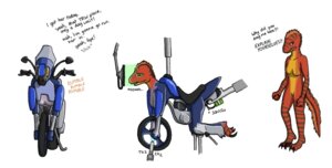 Rating: Questionable Score: 0 Tags: 2013 animate_inanimate anthro anthro_to_inanimate breasts dinosaur dominant dromaeosaurid e621 english_text featureless_breasts female hypnosis inanimate_transformation latex living_machine living_vehicle machine medium_breasts mind_control motorcycle okami-the-wolf prehistoric_species reptile saurischian scalie simple_background solo submissive tail text theropod transformation vehicle vehicle_transformation velociraptor white_background User: bunchy7s